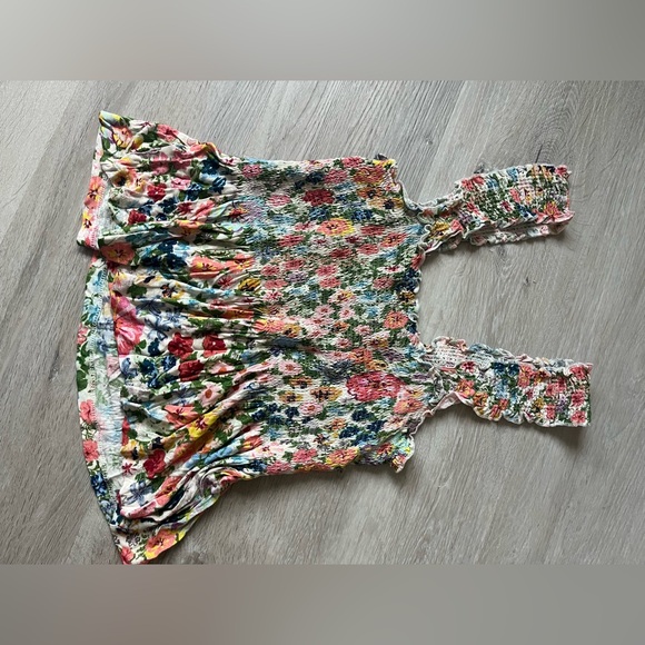 Anthropologie Smocked Babydoll Tank Small - Picture 3 of 4